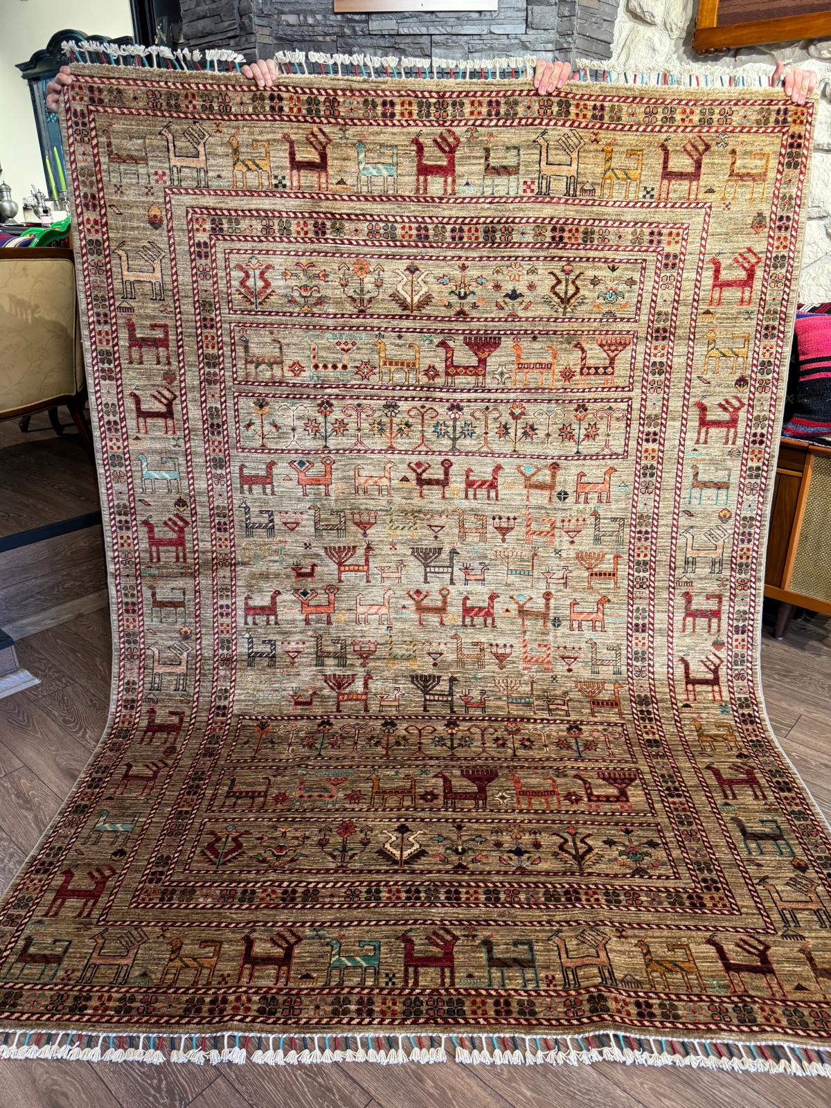 AFGHANISCHER HERRATI TEPPICH  (Handgefertigtes Einzelstück)