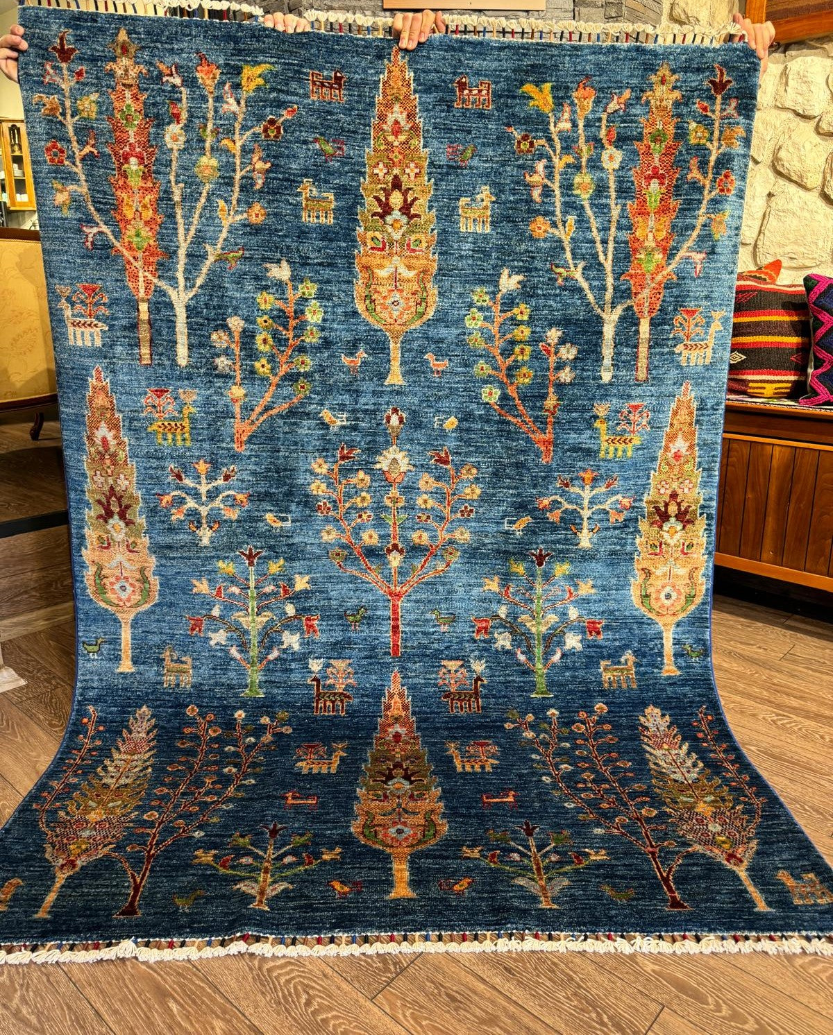 AFGHANISCHER HAYATI AGAZII TEPPICH (Handgefertigtes Einzelstück)